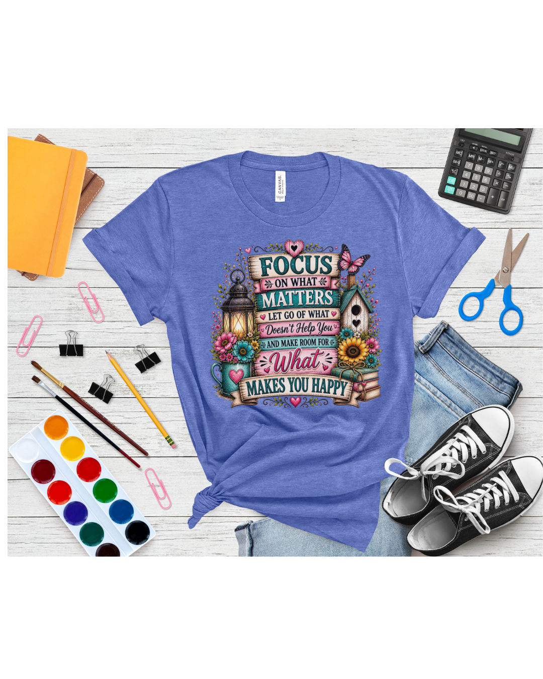 Focus on What Matters- Shirt sleeve T-shirt