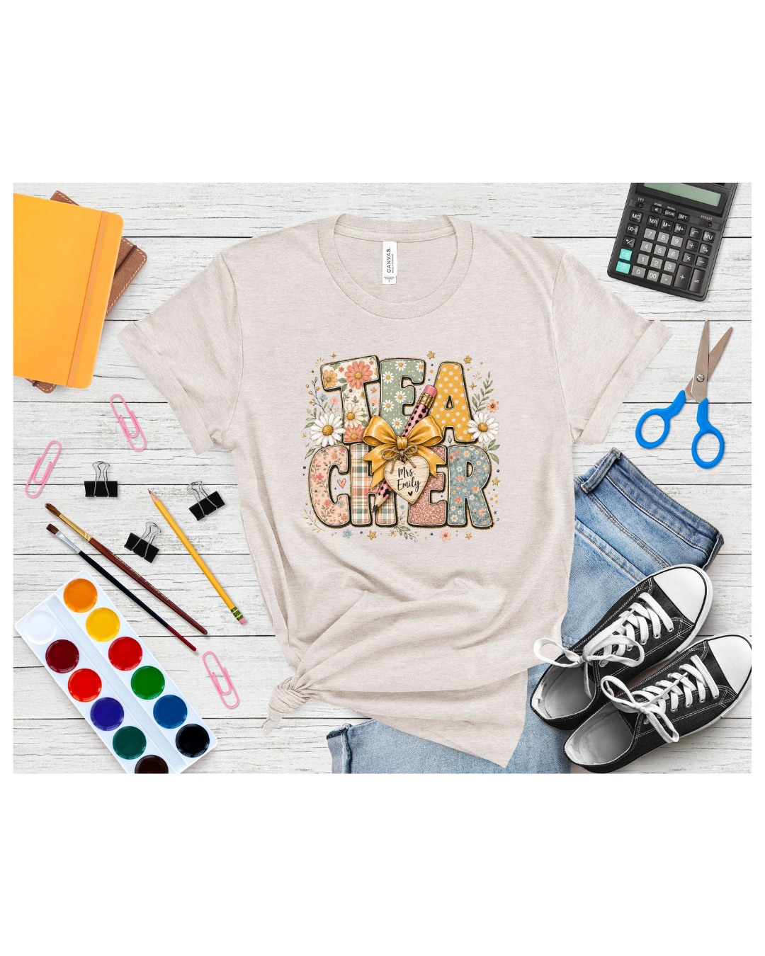 Customizable TEACHER- Short Sleeve T-shirt