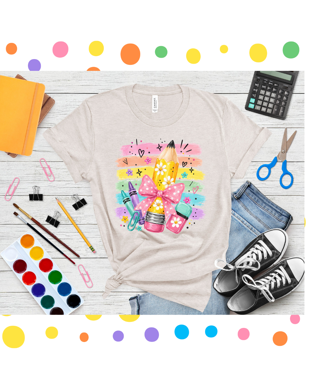 Cute Pencil- Short Sleeve T-Shirt