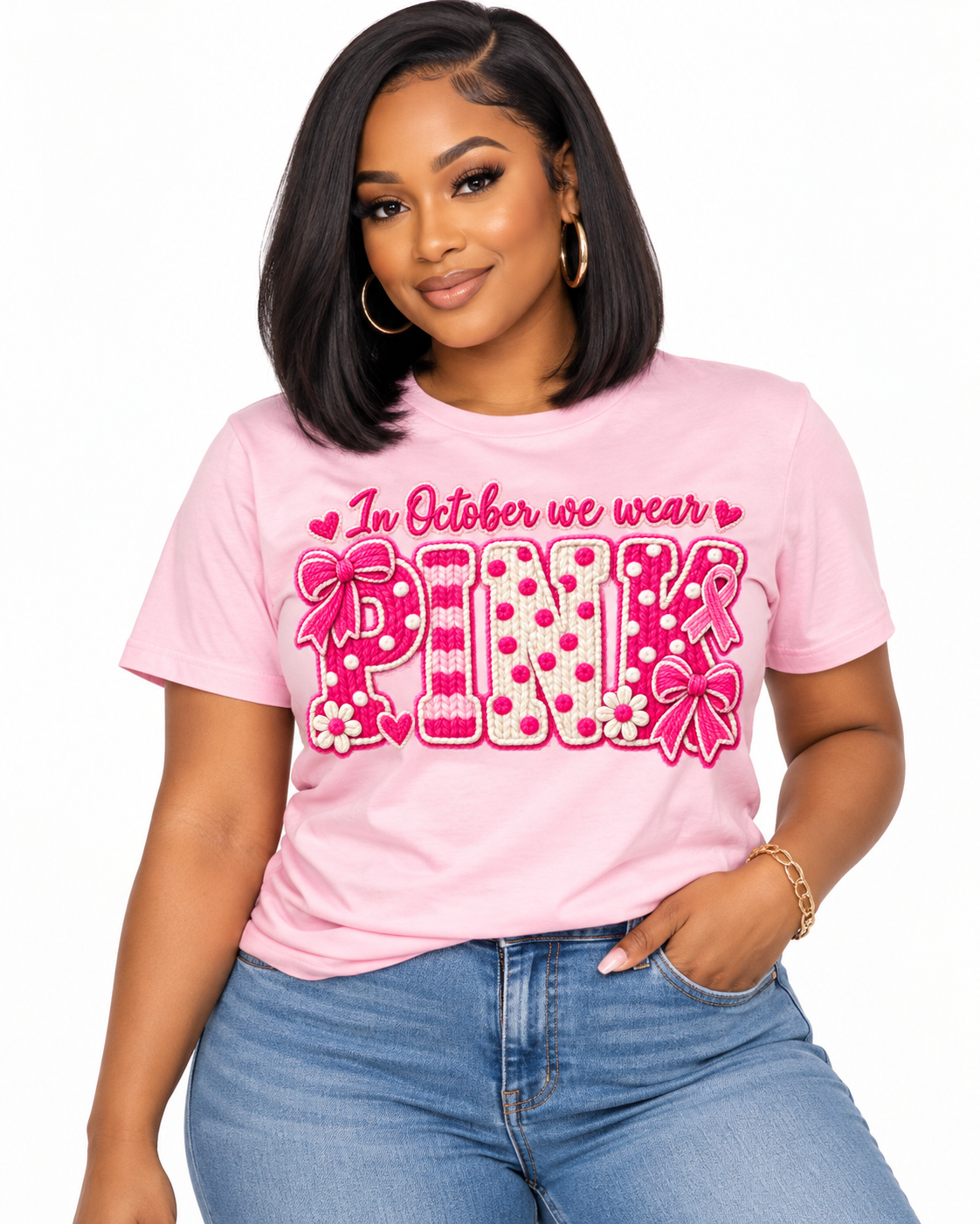 In October We Wear Pink- Breast Cancer Awareness