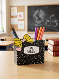Customizable Composition Bow Pen Holder
